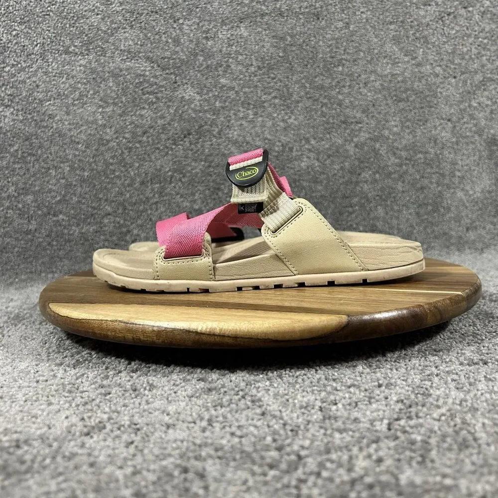 Chaco Lowdown Slide Women’s Size 7 Hot Pink Outdoor Trail Slip On Sandals Used